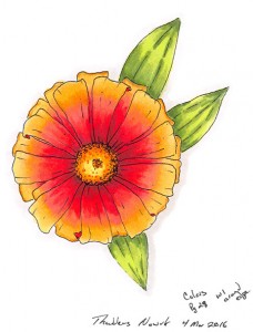 Copic-flower