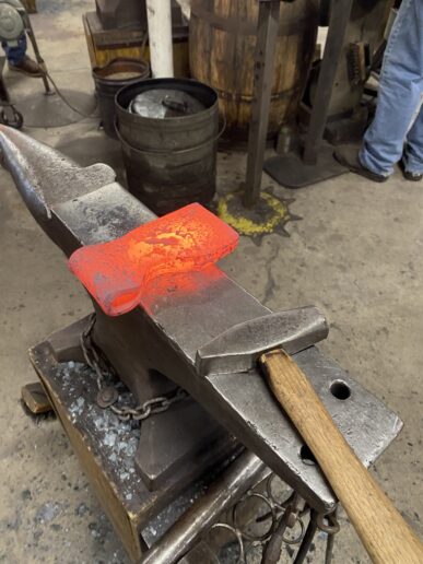 Axe billet ready forge welding
